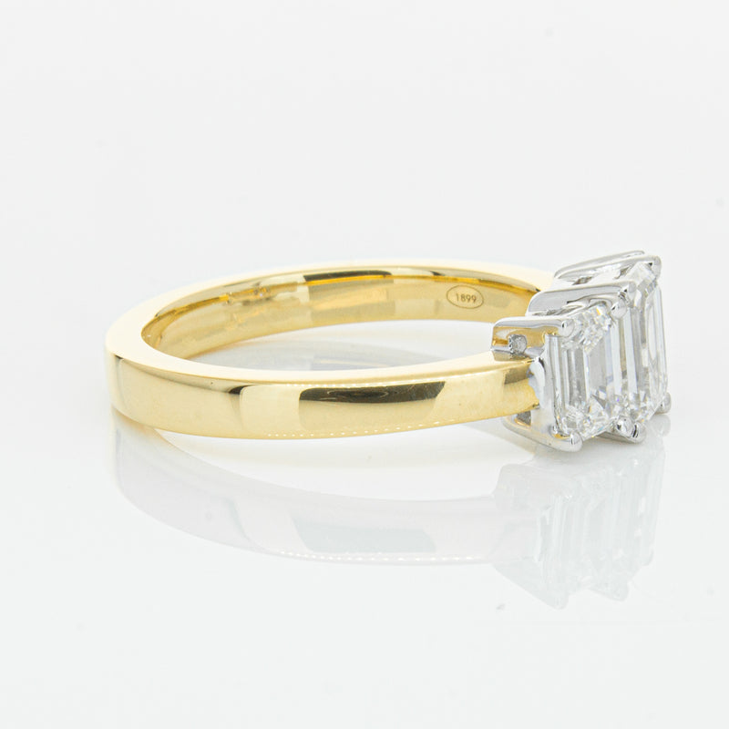 18ct Yellow & White Gold 1.96ct Odyssey Diamond Ring-Ring-Walker & Hall