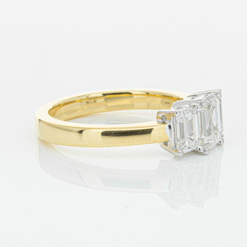 18ct Yellow & White Gold 1.96ct Odyssey Diamond Ring-Ring-Walker & Hall