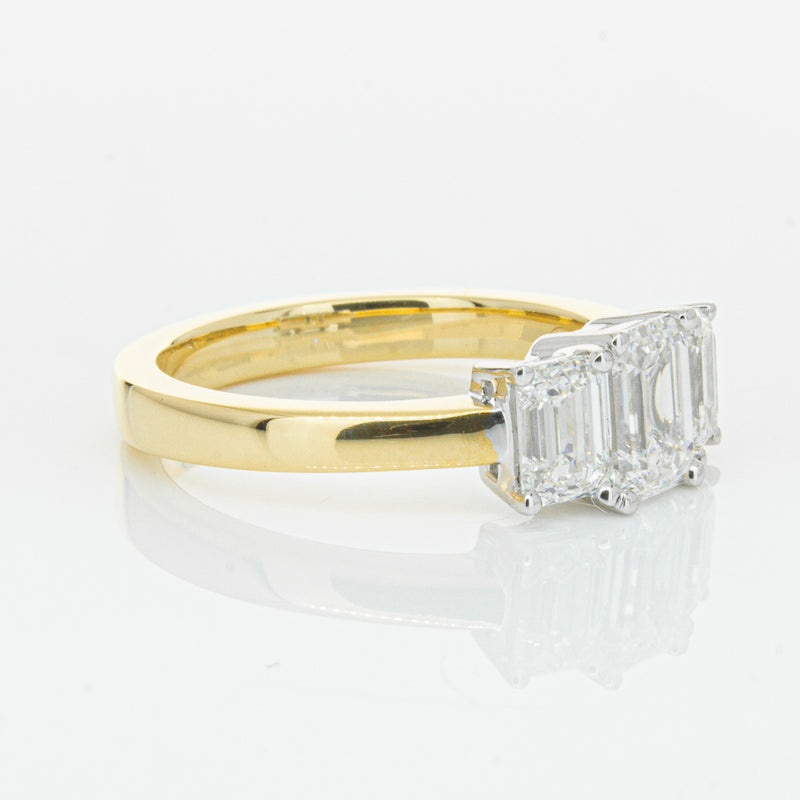 18ct Yellow & White Gold 1.96ct Odyssey Diamond Ring-Ring-Walker & Hall