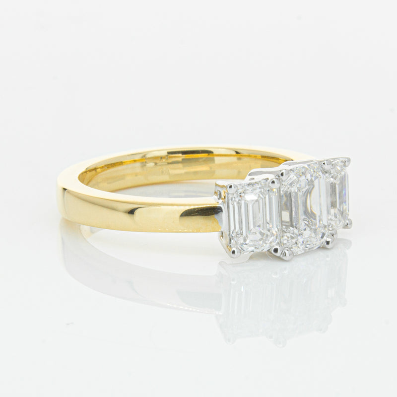 18ct Yellow & White Gold 1.96ct Odyssey Diamond Ring-Ring-Walker & Hall