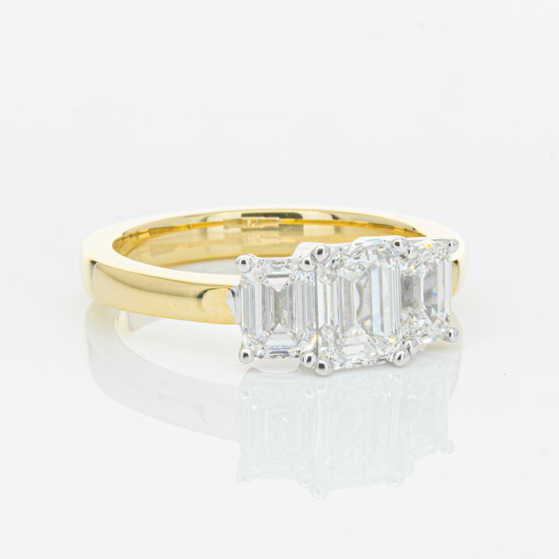 18ct Yellow & White Gold 1.96ct Odyssey Diamond Ring-Ring-Walker & Hall