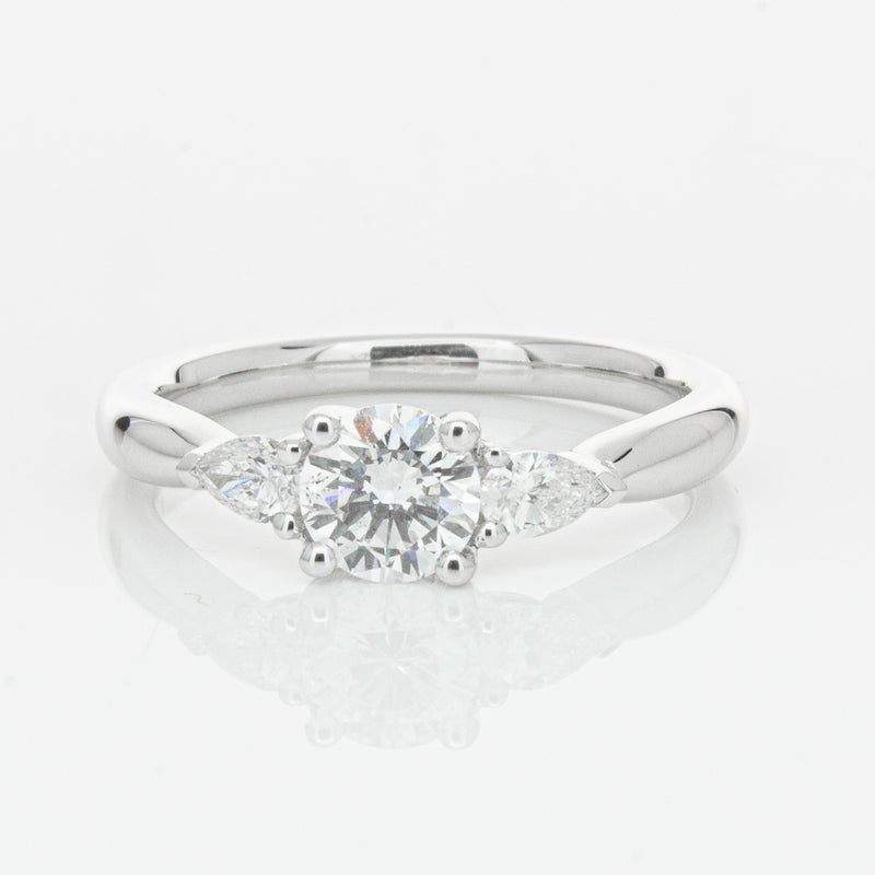 18ct White Gold .62ct Diamond Ayla Ring-Ring-Walker & Hall