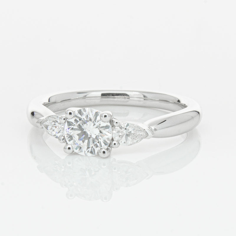 18ct White Gold .62ct Diamond Ayla Ring-Ring-Walker & Hall