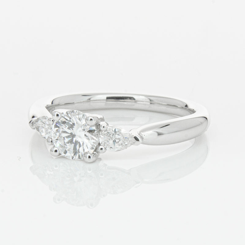 18ct White Gold .62ct Diamond Ayla Ring-Ring-Walker & Hall