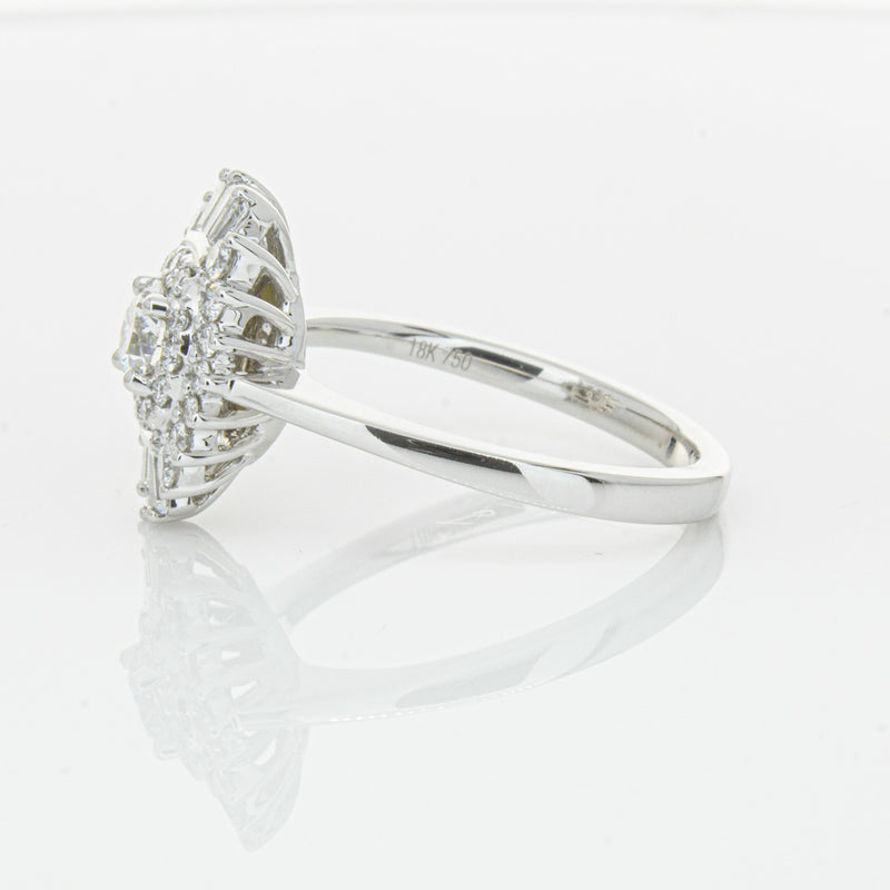 18ct White Gold .30ct Diamond Kira Ring-Ring-Walker & Hall