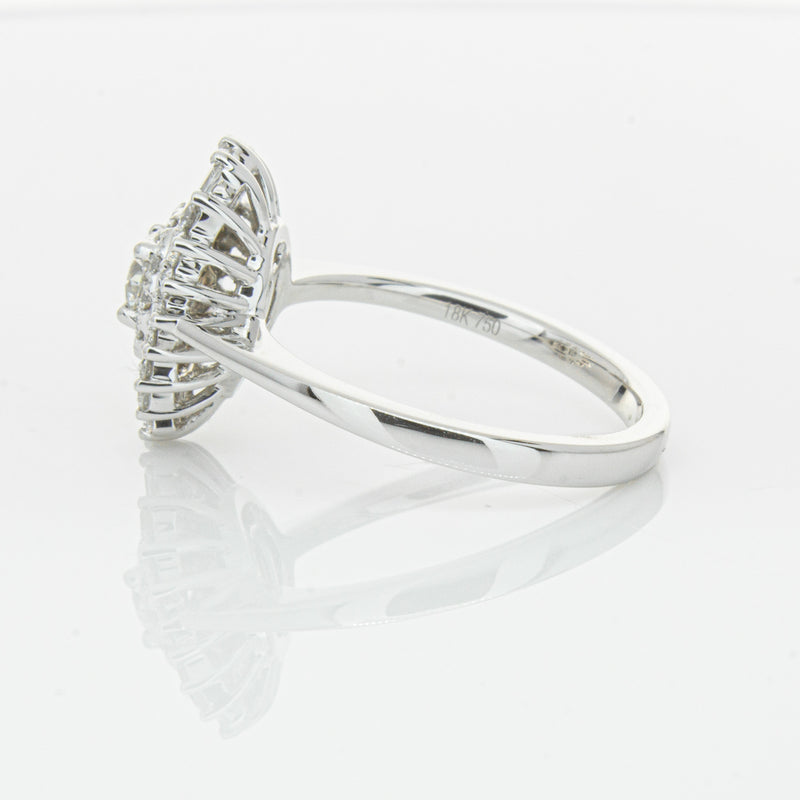 18ct White Gold .30ct Diamond Kira Ring-Ring-Walker & Hall