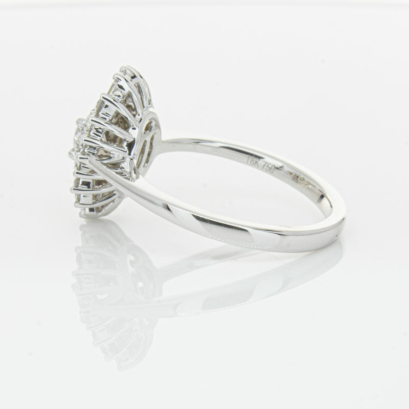 18ct White Gold .30ct Diamond Kira Ring-Ring-Walker & Hall