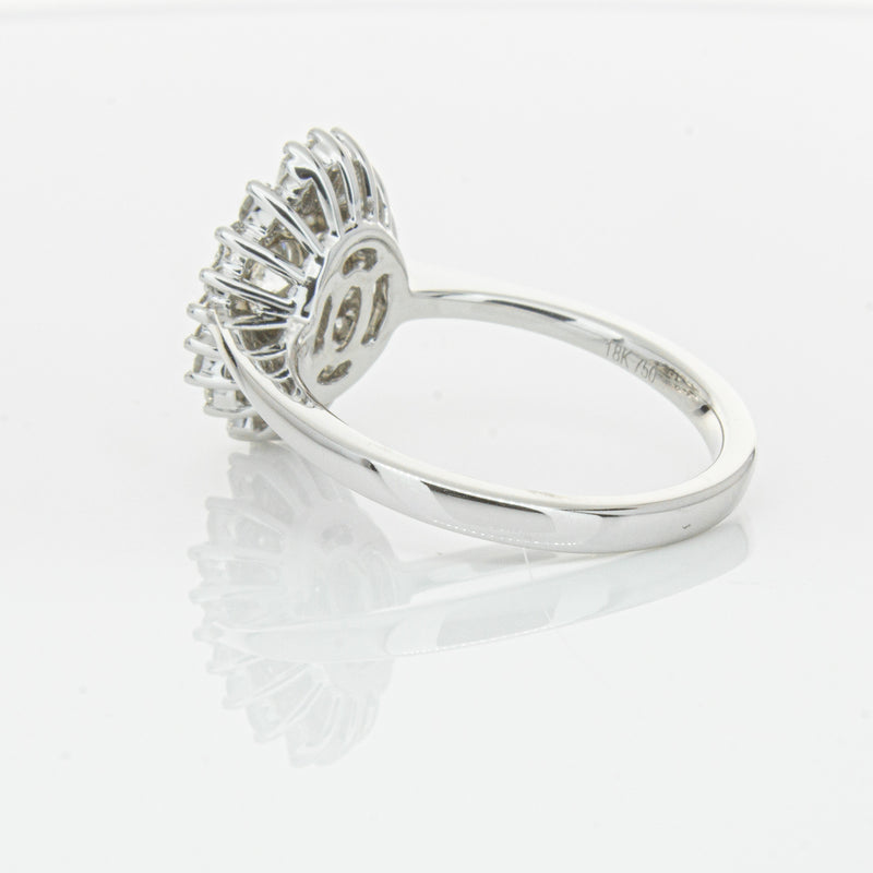 18ct White Gold .30ct Diamond Kira Ring-Ring-Walker & Hall