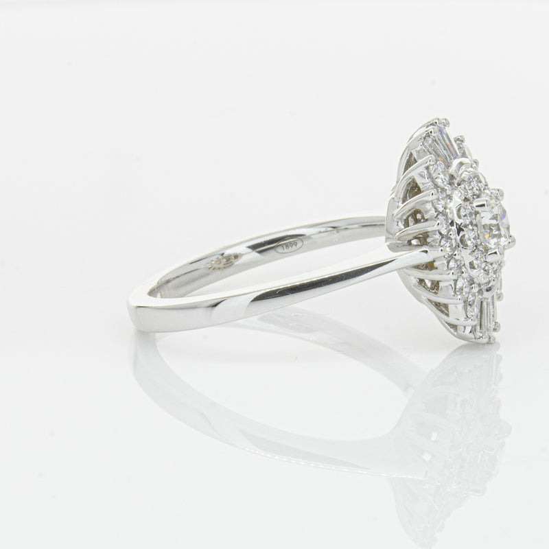 18ct White Gold .30ct Diamond Kira Ring-Ring-Walker & Hall