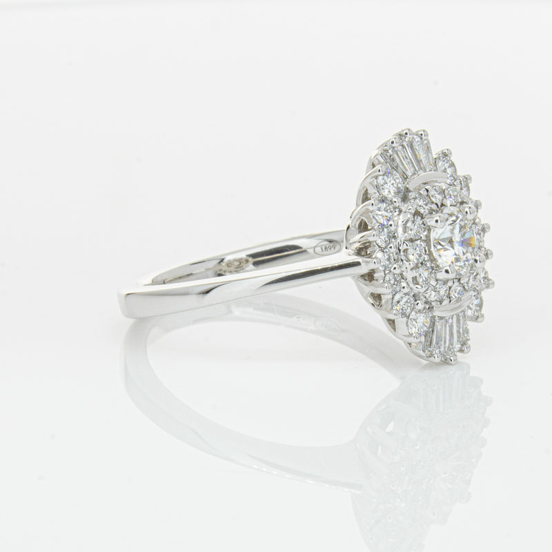 18ct White Gold .30ct Diamond Kira Ring-Ring-Walker & Hall