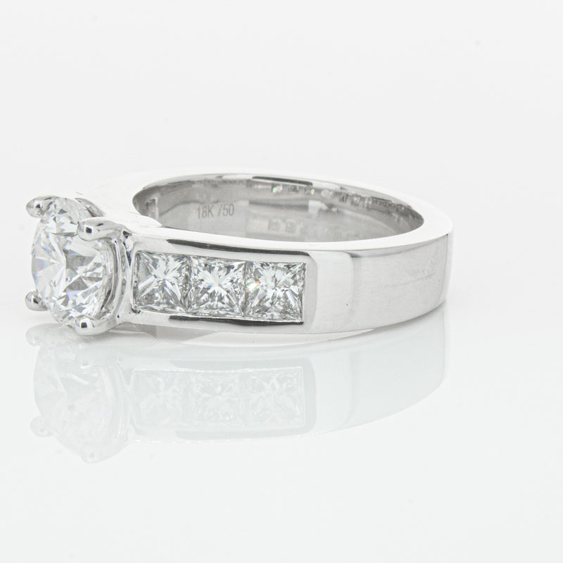 18ct White Gold 1.90ct Diamond Ring-Ring-Walker & Hall