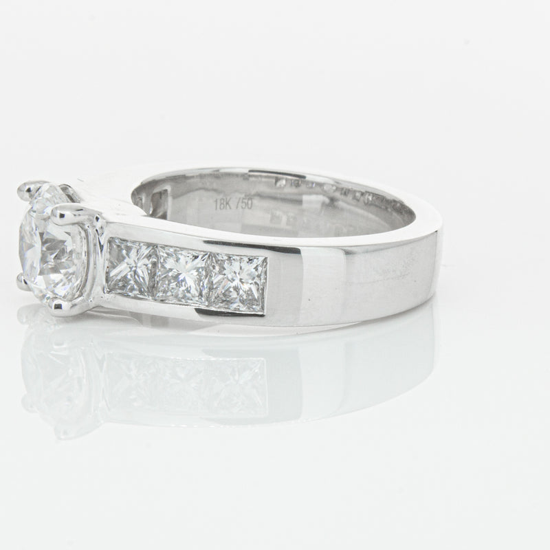 18ct White Gold 1.90ct Diamond Ring-Ring-Walker & Hall