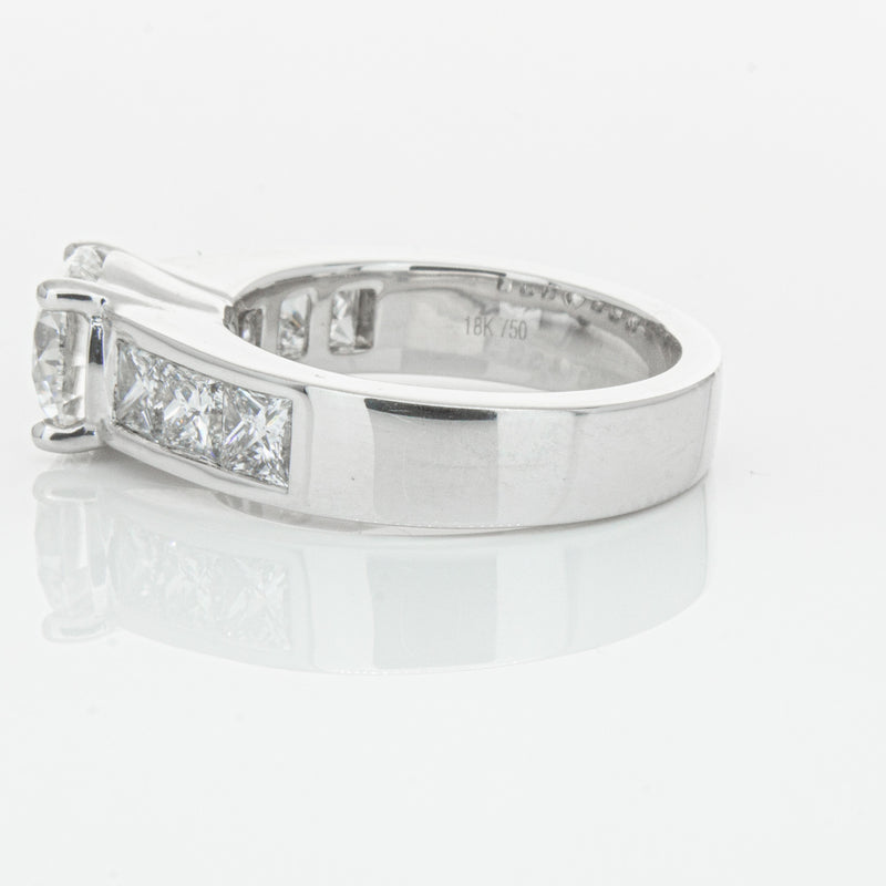 18ct White Gold 1.90ct Diamond Ring-Ring-Walker & Hall