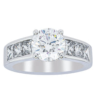 18ct White Gold 1.90ct Diamond Ring-Ring-Walker & Hall