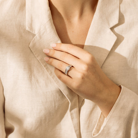 18ct White Gold 1.90ct Diamond Ring-Ring-Walker & Hall