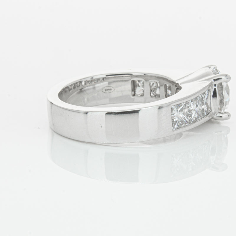 18ct White Gold 1.90ct Diamond Ring-Ring-Walker & Hall