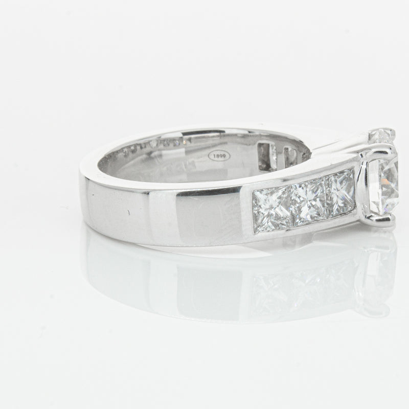 18ct White Gold 1.90ct Diamond Ring-Ring-Walker & Hall