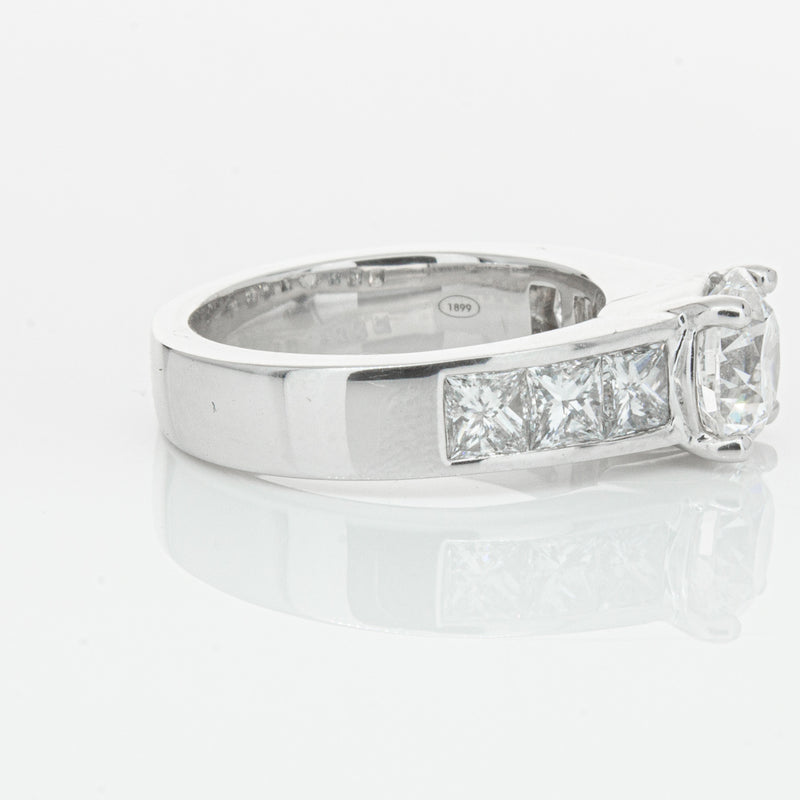 18ct White Gold 1.90ct Diamond Ring-Ring-Walker & Hall