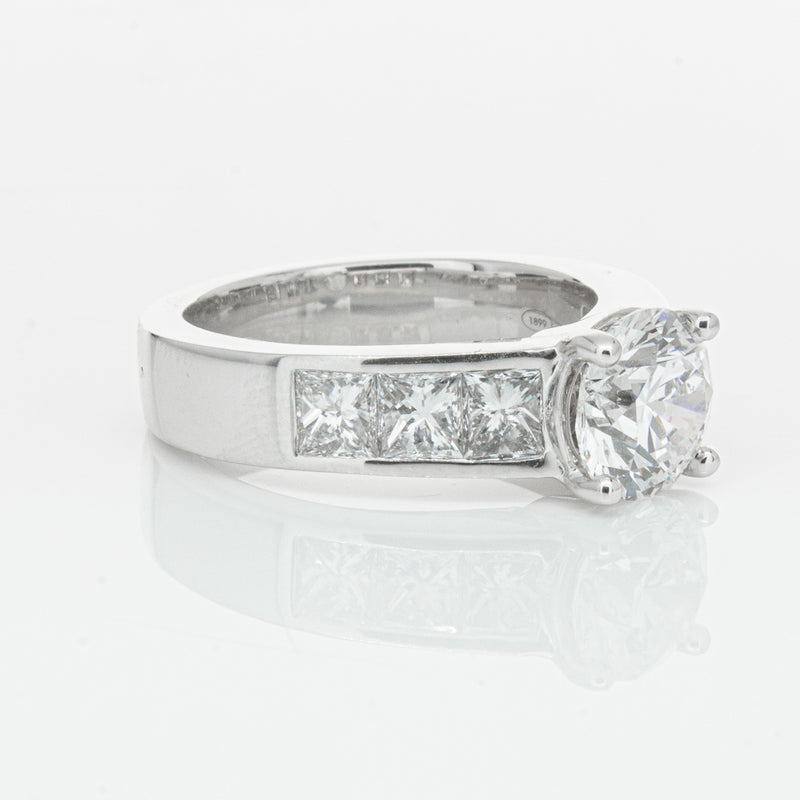 18ct White Gold 1.90ct Diamond Ring-Ring-Walker & Hall