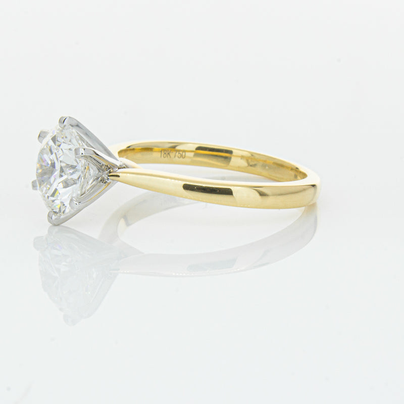 18ct Yellow Gold 2.01ct Diamond Capri Ring-Ring-Walker & Hall