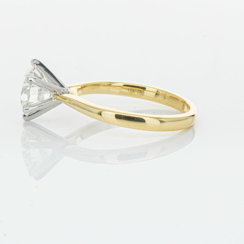 18ct Yellow Gold 2.01ct Diamond Capri Ring-Ring-Walker & Hall
