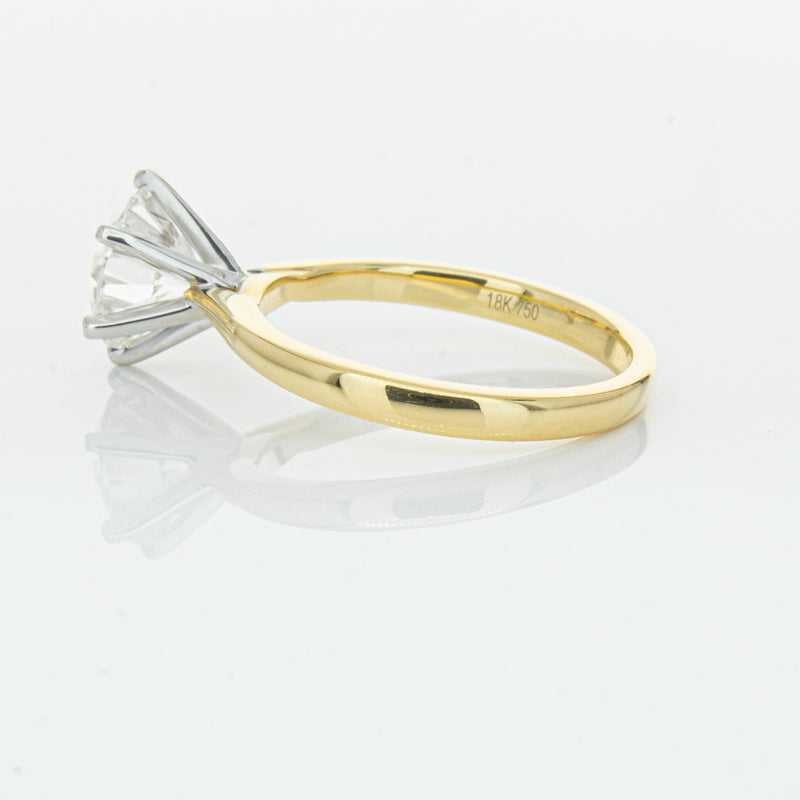 18ct Yellow Gold 2.01ct Diamond Capri Ring-Ring-Walker & Hall