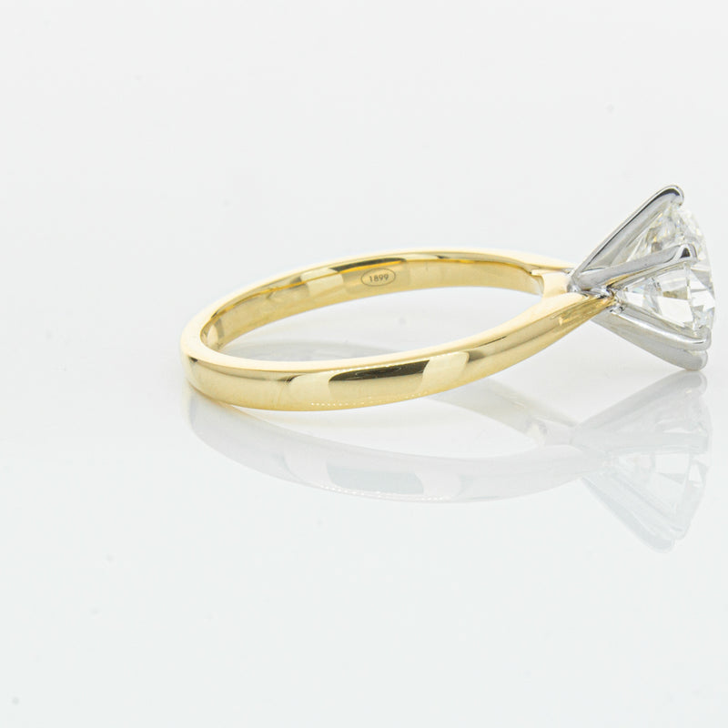 18ct Yellow Gold 2.01ct Diamond Capri Ring-Ring-Walker & Hall