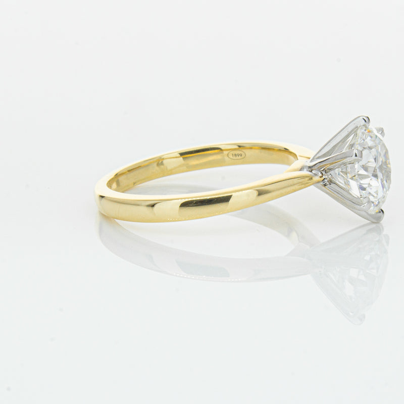 18ct Yellow Gold 2.01ct Diamond Capri Ring-Ring-Walker & Hall