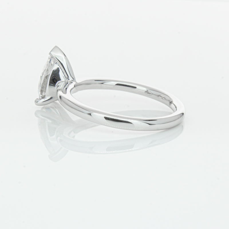 18ct White Gold 1.51ct Pear Cut Diamond Melba Ring-Ring-Walker & Hall