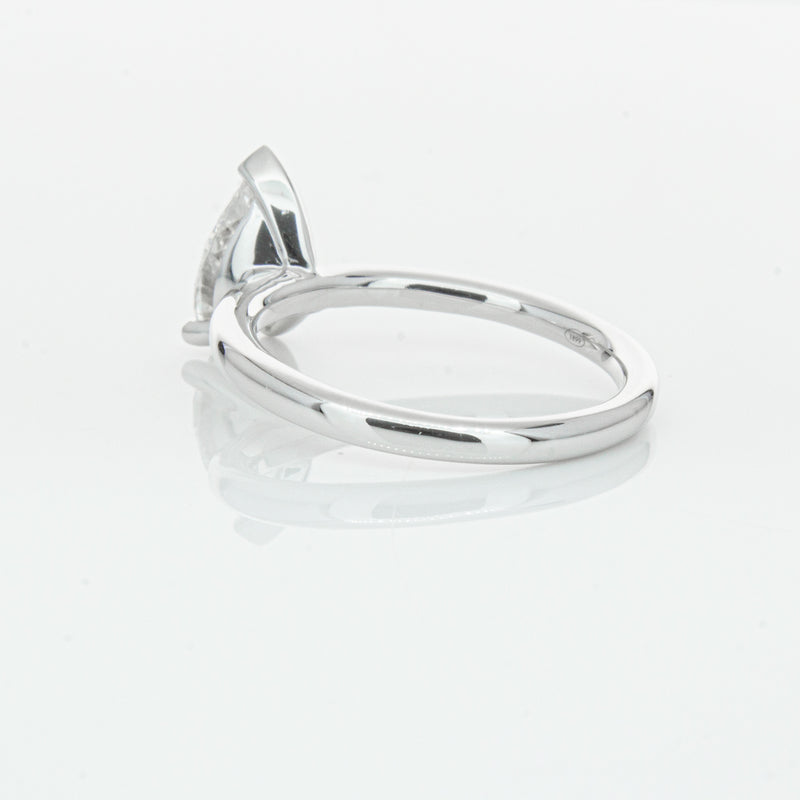 18ct White Gold 1.51ct Pear Cut Diamond Melba Ring-Ring-Walker & Hall
