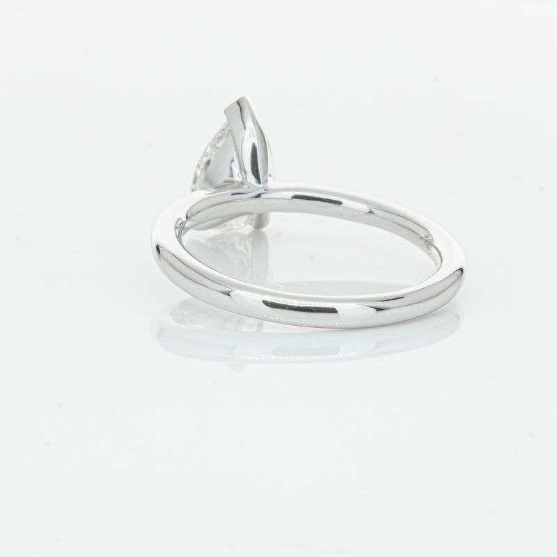 18ct White Gold 1.51ct Pear Cut Diamond Melba Ring-Ring-Walker & Hall
