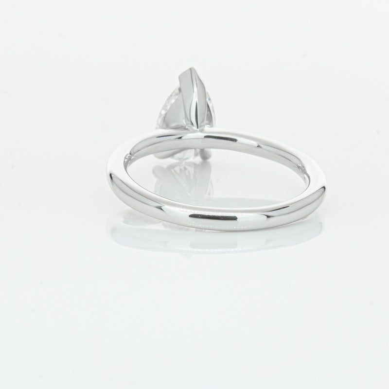 18ct White Gold 1.51ct Pear Cut Diamond Melba Ring-Ring-Walker & Hall