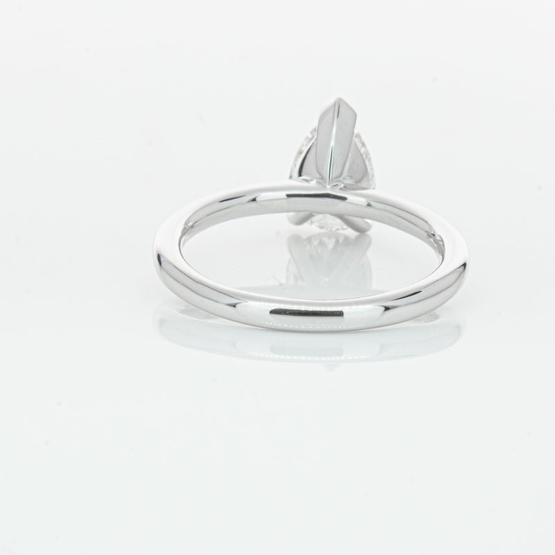 18ct White Gold 1.51ct Pear Cut Diamond Melba Ring-Ring-Walker & Hall