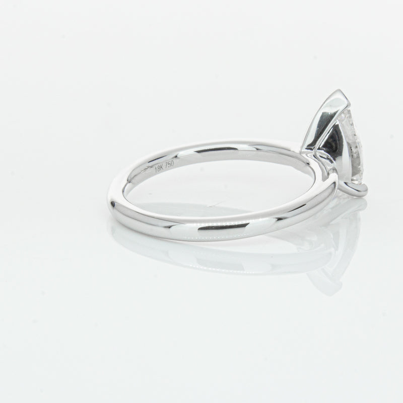 18ct White Gold 1.51ct Pear Cut Diamond Melba Ring-Ring-Walker & Hall