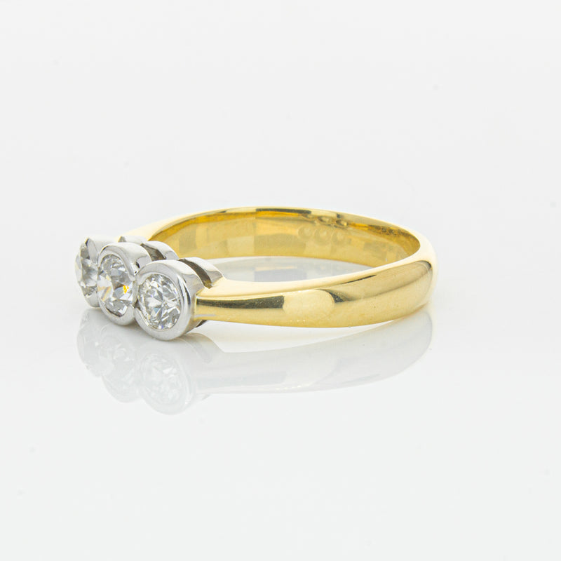 Deja Vu 18ct Yellow Gold .61ct Diamond Ring-Ring-Walker & Hall