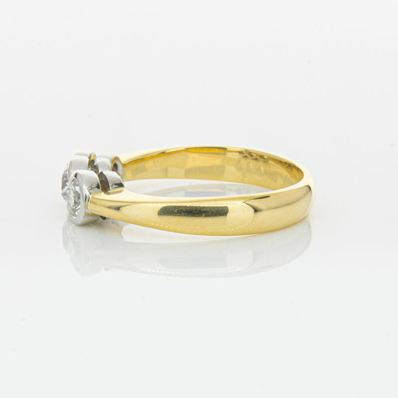 Deja Vu 18ct Yellow Gold .61ct Diamond Ring-Ring-Walker & Hall