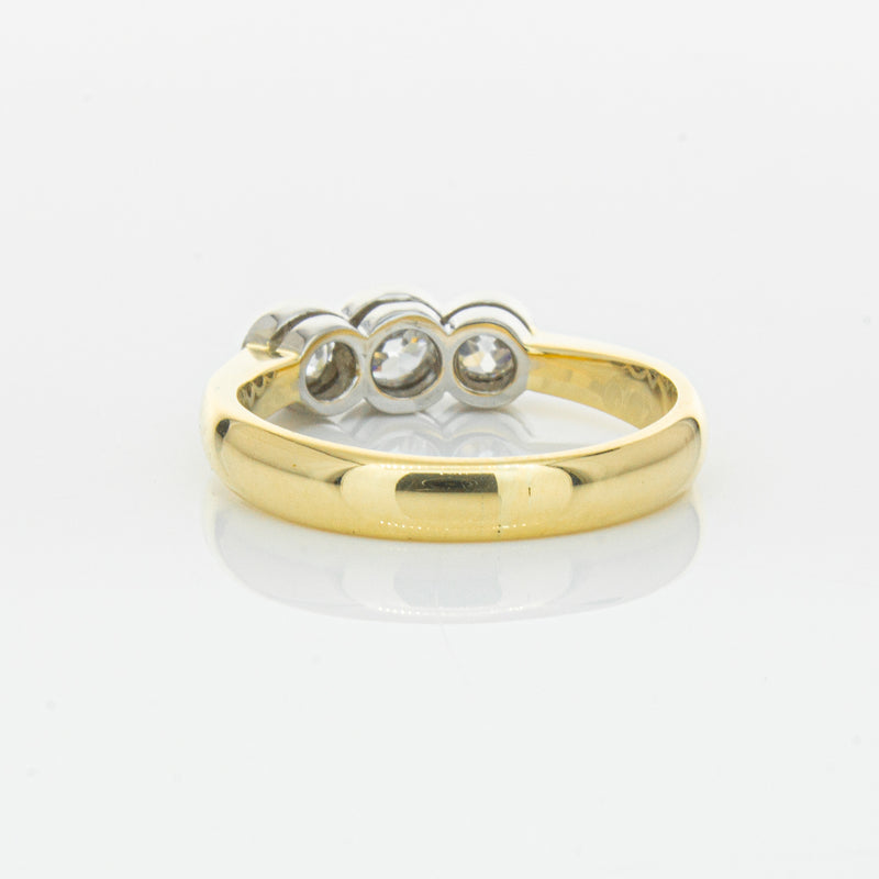 Deja Vu 18ct Yellow Gold .61ct Diamond Ring-Ring-Walker & Hall