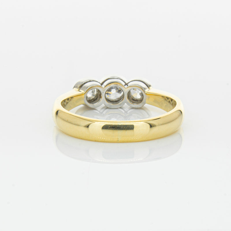 Deja Vu 18ct Yellow Gold .61ct Diamond Ring-Ring-Walker & Hall