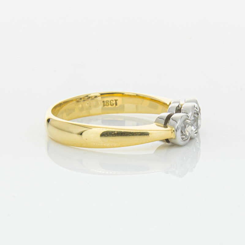 Deja Vu 18ct Yellow Gold .61ct Diamond Ring-Ring-Walker & Hall