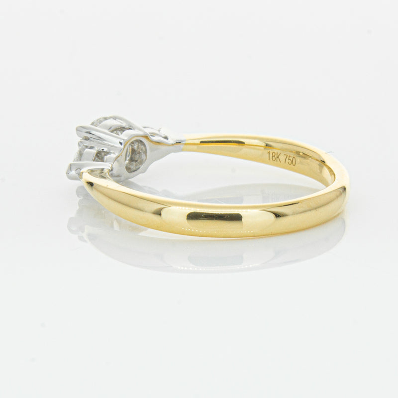 18ct Yellow Gold .52ct Diamond Ayla Ring-Ring-Walker & Hall