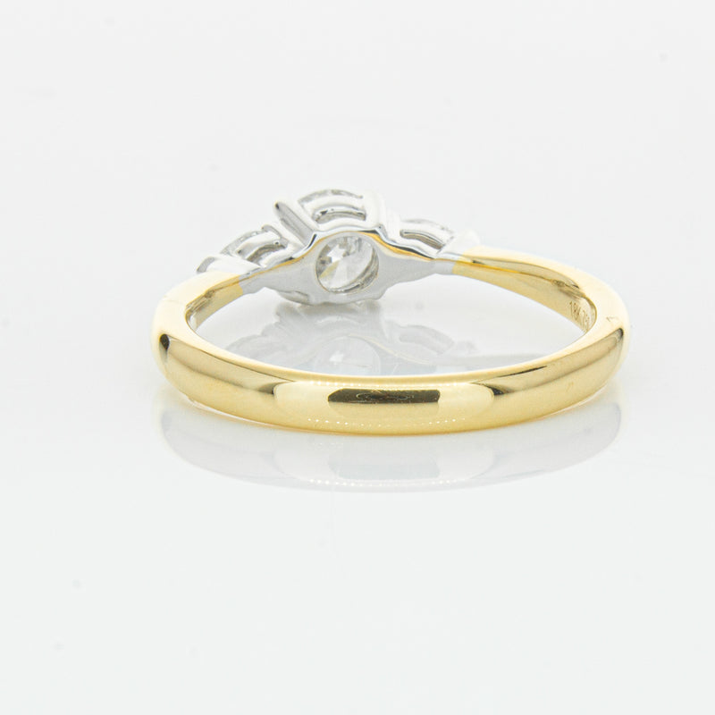 18ct Yellow Gold .52ct Diamond Ayla Ring-Ring-Walker & Hall