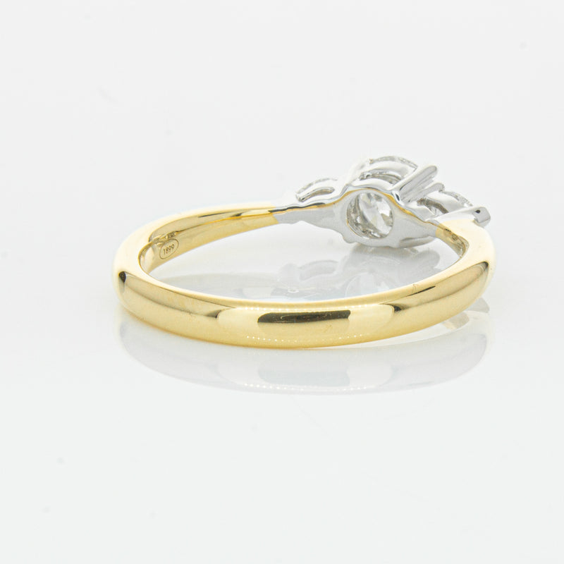 18ct Yellow Gold .52ct Diamond Ayla Ring-Ring-Walker & Hall