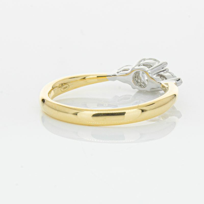 18ct Yellow Gold .52ct Diamond Ayla Ring-Ring-Walker & Hall