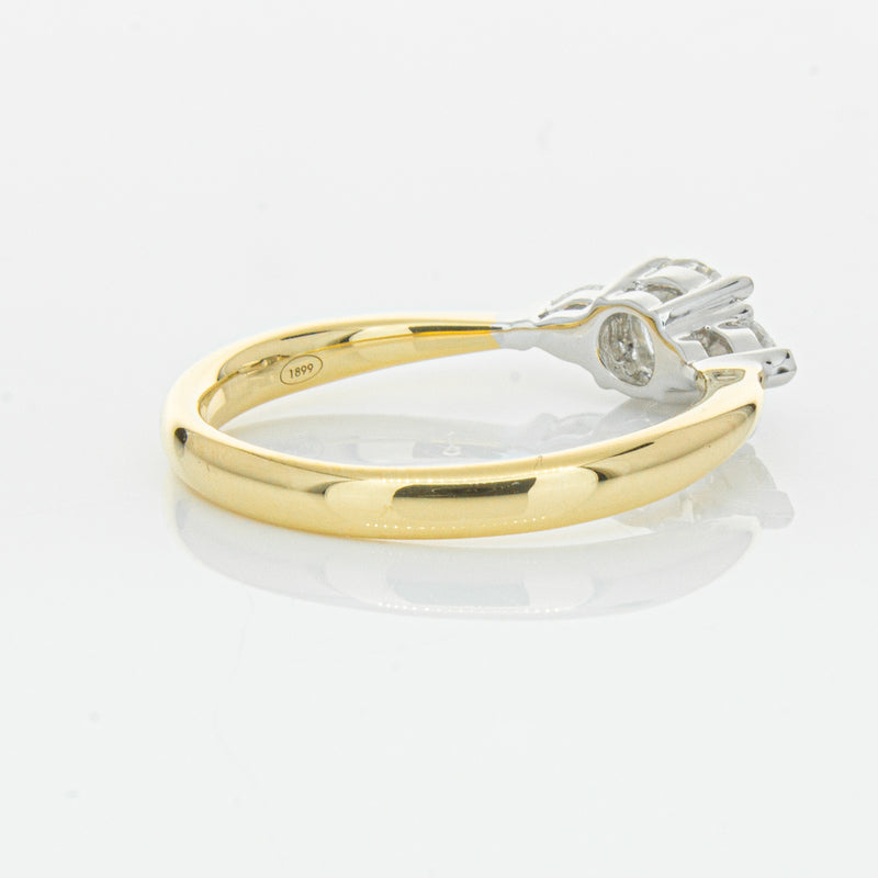 18ct Yellow Gold .52ct Diamond Ayla Ring-Ring-Walker & Hall