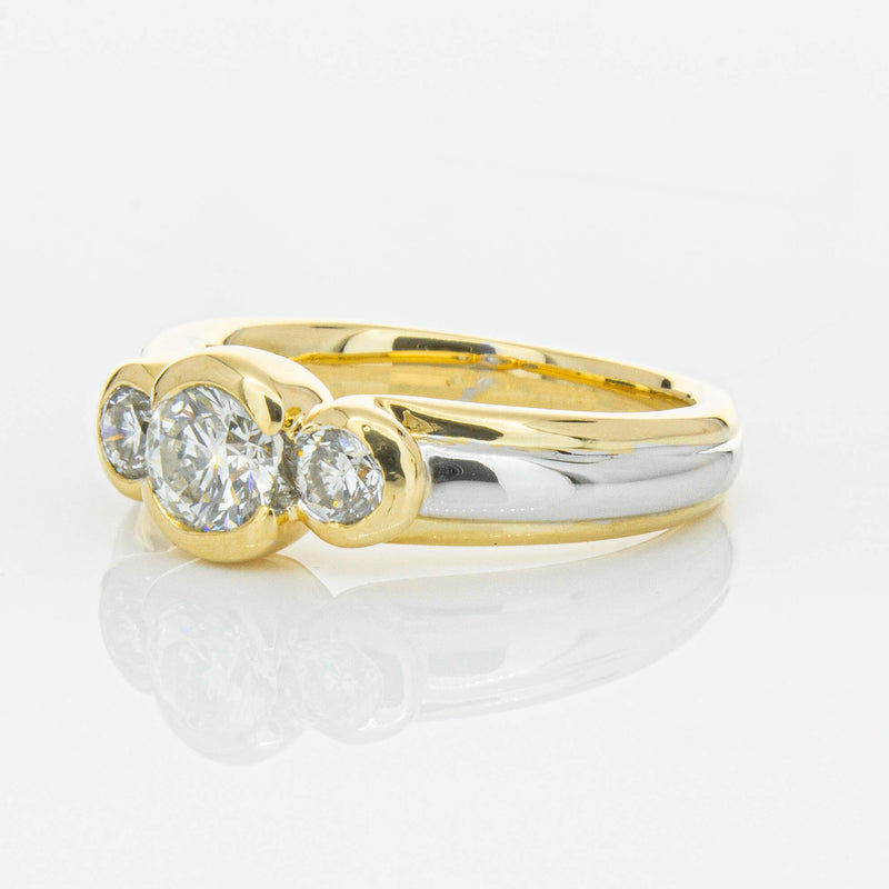 Deja Vu 18ct Yellow & White Gold .50ct Diamond Ring-Ring-Walker & Hall