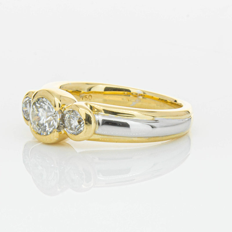 Deja Vu 18ct Yellow & White Gold .50ct Diamond Ring-Ring-Walker & Hall