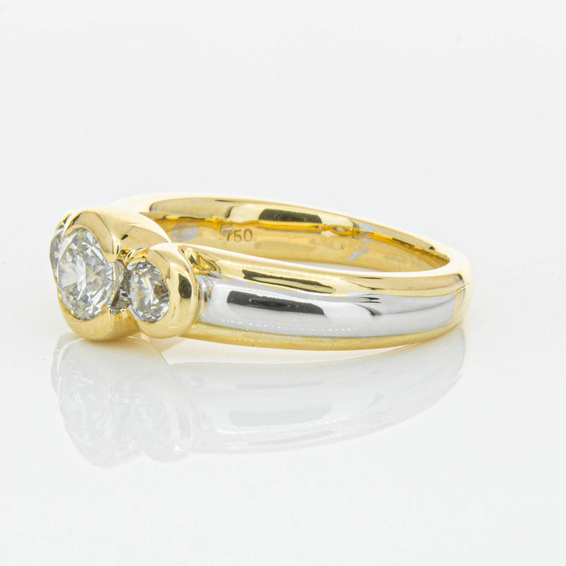 Deja Vu 18ct Yellow & White Gold .50ct Diamond Ring-Ring-Walker & Hall