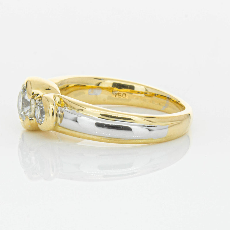 Deja Vu 18ct Yellow & White Gold .50ct Diamond Ring-Ring-Walker & Hall