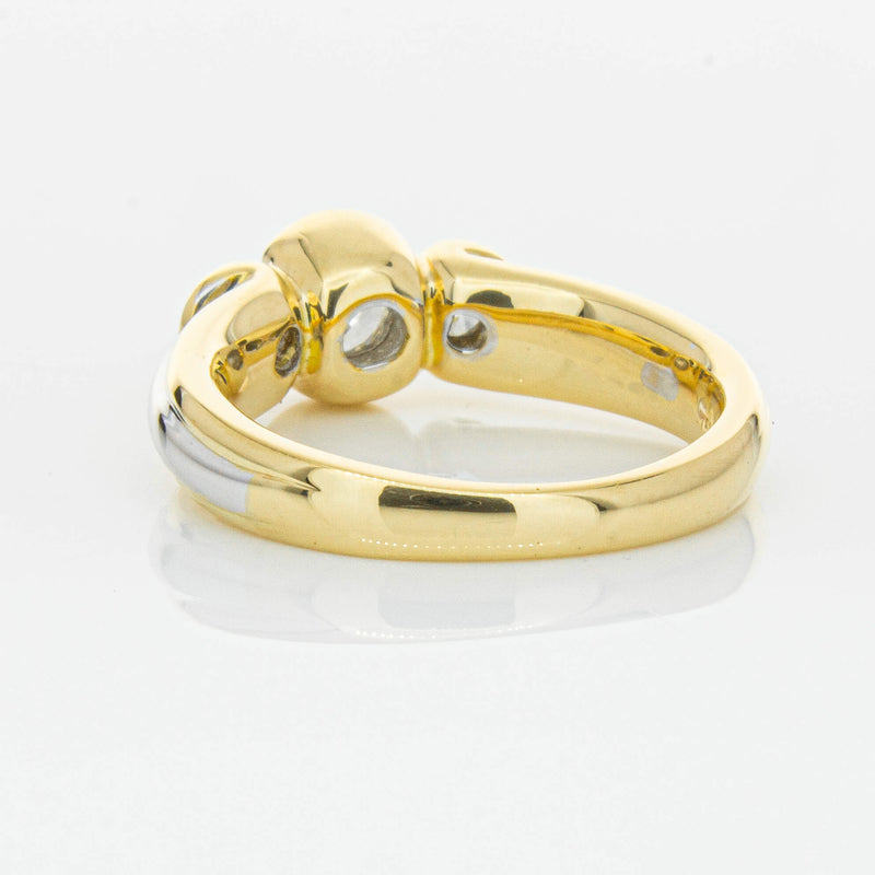 Deja Vu 18ct Yellow & White Gold .50ct Diamond Ring-Ring-Walker & Hall