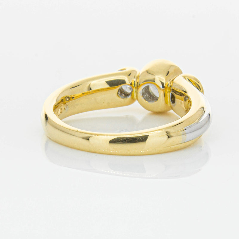 Deja Vu 18ct Yellow & White Gold .50ct Diamond Ring-Ring-Walker & Hall